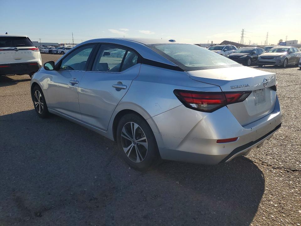 2021 Nissan Sentra VIN 3N1AB8CV9MY238531 COPART salvage auction — REAR END, Az - Cert Of Title - Salvage, sold $1,650 on 2026-08-03 (photo 2)