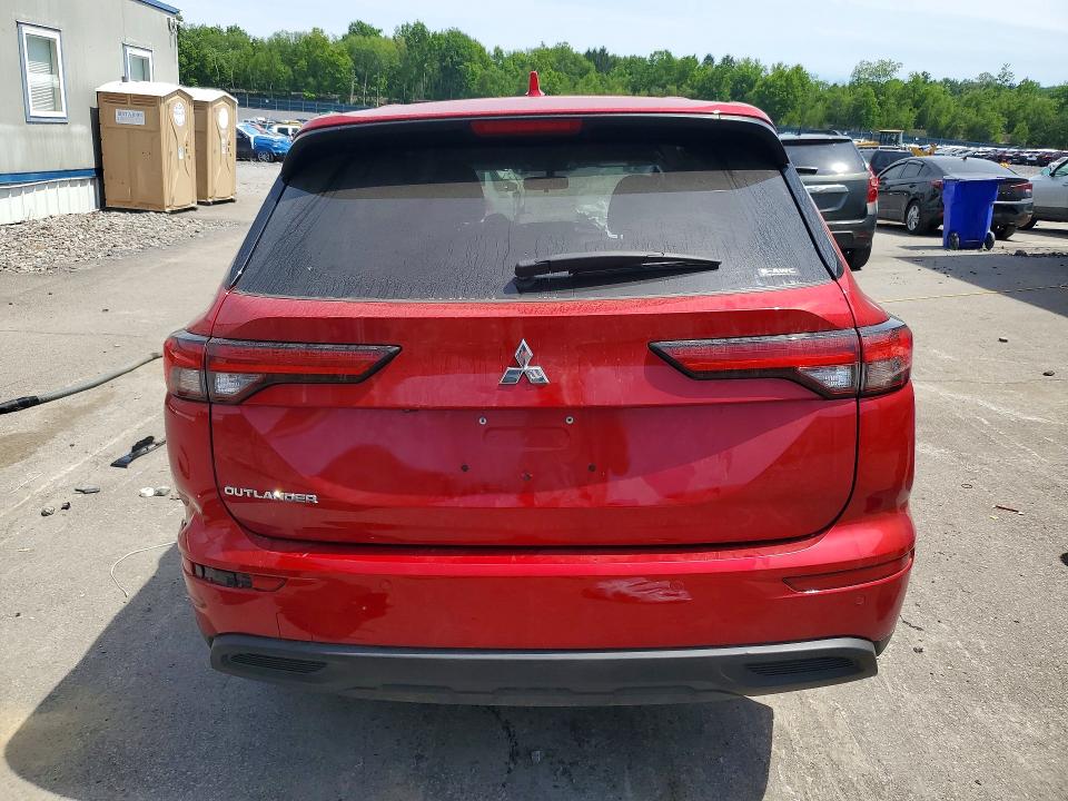 2024 Mitsubishi Outlander VIN JA4J4UA83RZ026292 COPART salvage auction — FRONT END, Pa - Certificate Of Salvage, sold $4,950 on 2026-07-08 (photo 6)