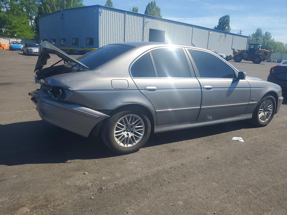 2003 BMW 5er VIN WBADT53473CE94316 COPART salvage auction — REAR END, Or - Salvage Title Certificate, sold $525 on 2026-07-06 (photo 3)