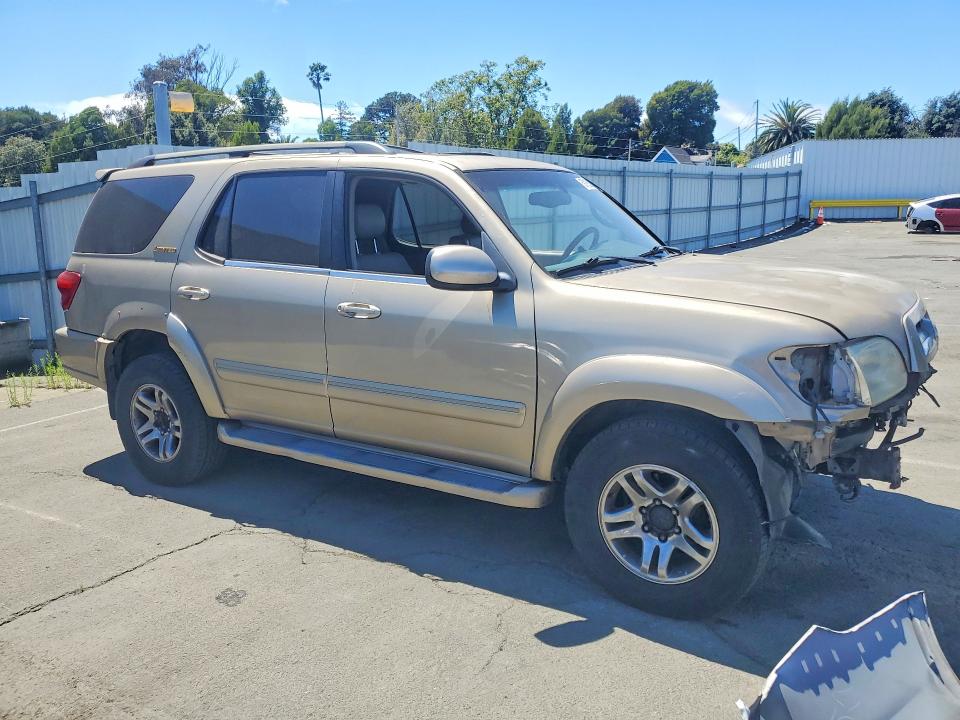 2005 Toyota Sequoia VIN 5TDBT48A45S233758 COPART salvage auction — FRONT END, CA - SALVAGE CERTIFICATE, sold $1,500 on 2026-07-10 (photo 4)