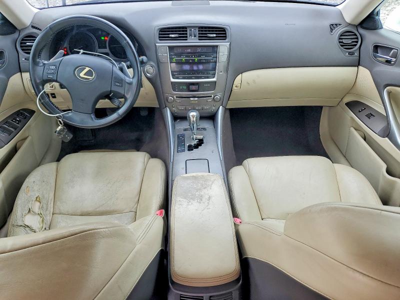 2009 Lexus Is VIN JTHCK262692027988 COPART salvage auction — REAR END, OH - CERT OF TITLE-SALVAGE, sold $625 on 2026-07-31 (photo 8)