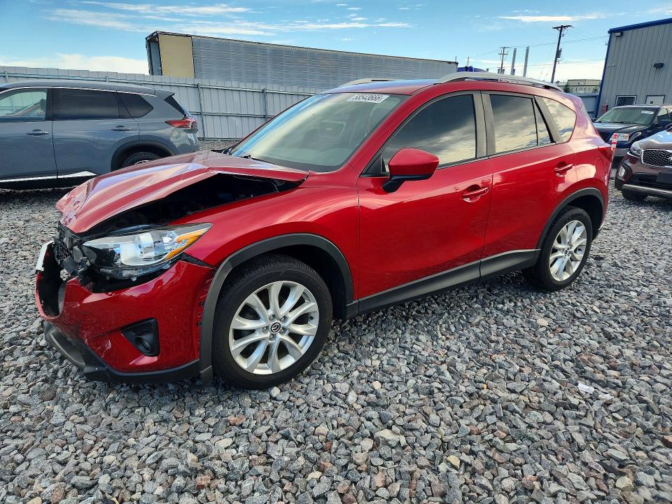 2014 Mazda VIN JM3KE4DY1E0309153 COPART salvage auction — FRONT END, Wi - Certificate Of Title, sold $2,300 on 2026-07-20 (photo 1)