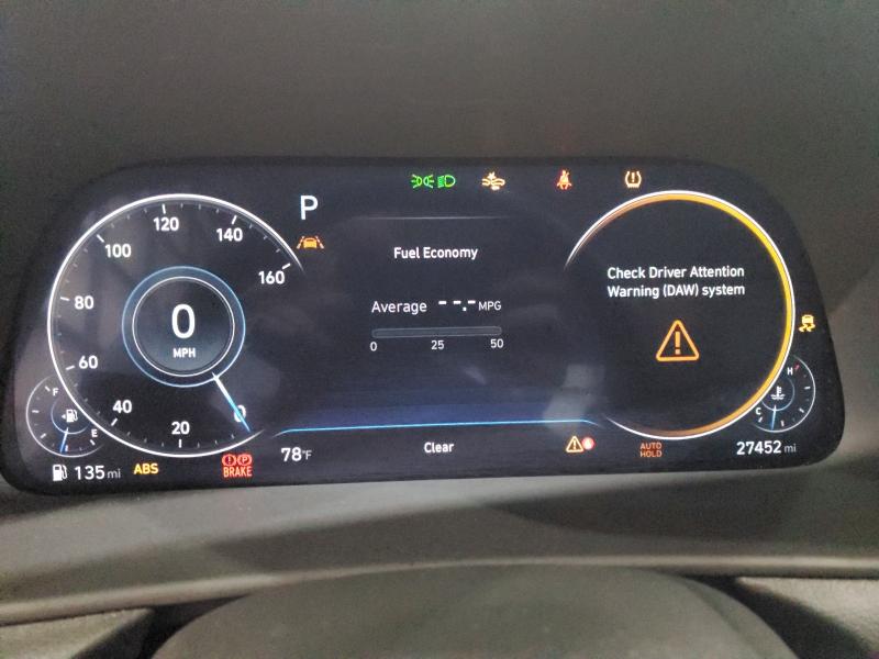 2023 Hyundai Sonata VIN KMHL34J2XPA331518 COPART salvage auction — REAR END, Ky - Cert Of Title-Salvage, sold $9,900 on 2026-07-22 (photo 9)