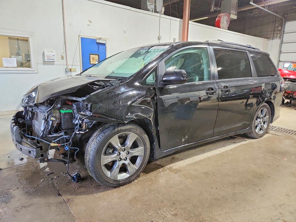 2025 Toyota VIN 5TDXK3DC0BS064151 COPART salvage auction — FRONT END, Mn - Cert Of Title-Salvage, sold $2,250 on 2026-07-02 (photo 1)