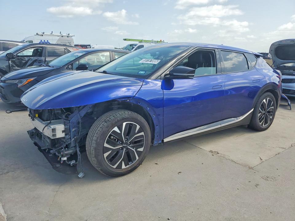 2024 Kia Ev6 VIN KNDC34LA5R5193780 COPART salvage auction — FRONT END, TX - CERTIFICATE OF TITLE, sold $10,100 on 2026-07-13 (photo 1)