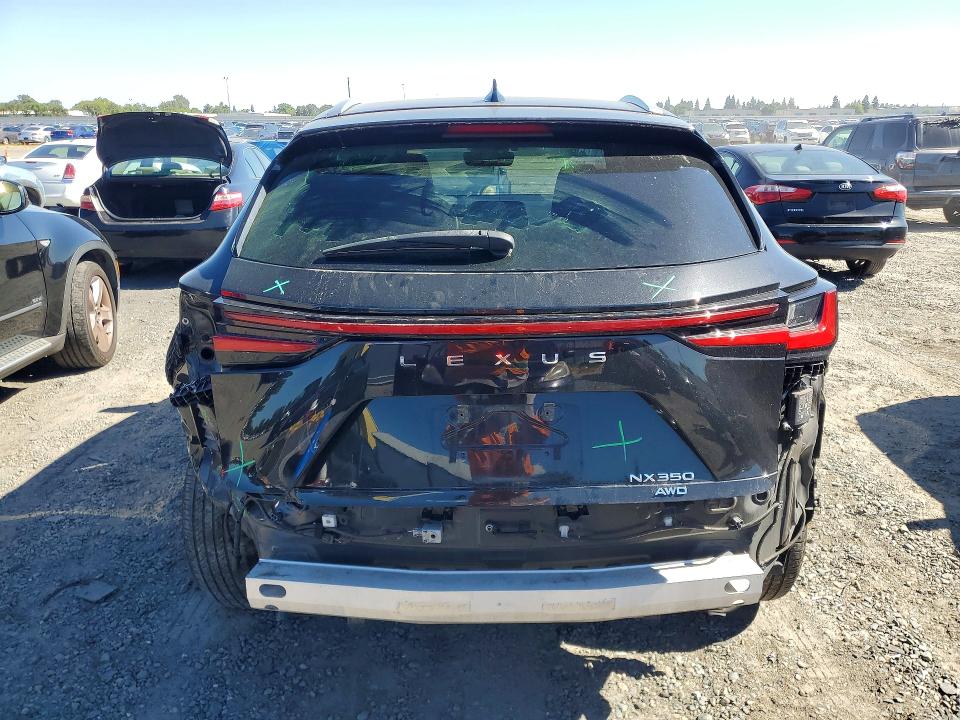 2023 Lexus Nx 350 VIN 2T2AGCEZ7PC022789 COPART salvage auction — REAR END, CA - SALVAGE CERTIFICATE, sold $18,600 on 2026-07-09 (photo 6)
