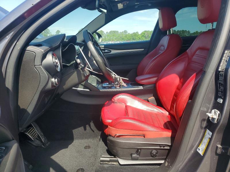 2022 Alfa romeo Stelvio VIN ZASPAKBN9N7D30239 COPART salvage auction — FRONT END, Nc - Salvage Certificate Of Title, sold $7,600 on 2026-07-16 (photo 7)