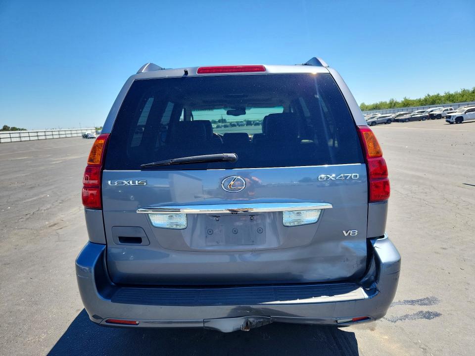 2006 Lexus Gx VIN JTJBT20X660099017 COPART salvage auction — REAR END, Co - Dis/Dlr/Exp Only Salvage Title, sold $3,850 on 2026-07-02 (photo 6)