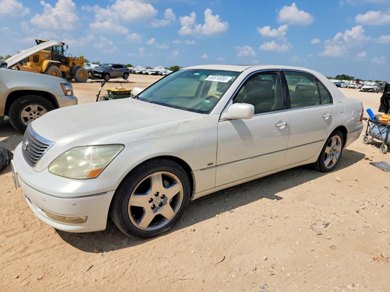 2004 Lexus LS 430 VIN JTHBN36F640162324 COPART salvage auction — Mechanical, TX - CERTIFICATE OF TITLE (P), sold $2,400 on 2026-07-09 (photo 1)