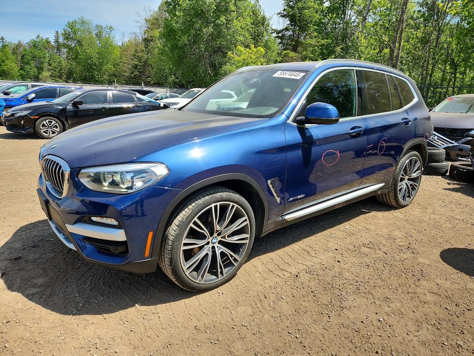 2018 BMW VIN 5UXTR9C52JLC78222 COPART salvage auction — REAR END, On - Permit No Brand - Unfit, sold $12,100 on 2026-07-09 (photo 1)