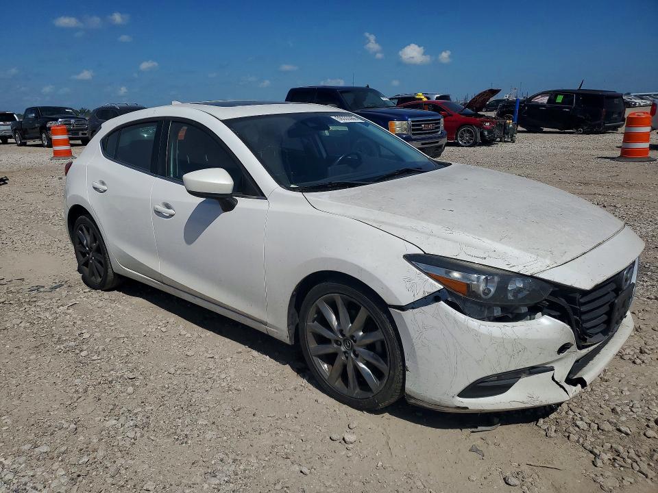 2018 Mazda 3 VIN 3MZBN1L34JM164840 COPART salvage auction — FRONT END, Ca - Certificate Of Title, sold $1,700 on 2026-07-09 (photo 4)