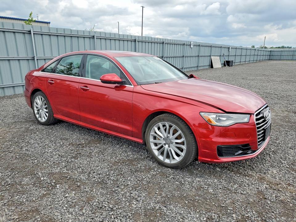 2016 Audi A6 VIN WAUHFAFC8GN073359 COPART salvage auction — SIDE, ON - PERMIT NO BRAND - UNFIT, sold $4,300 on 2026-07-16 (photo 4)