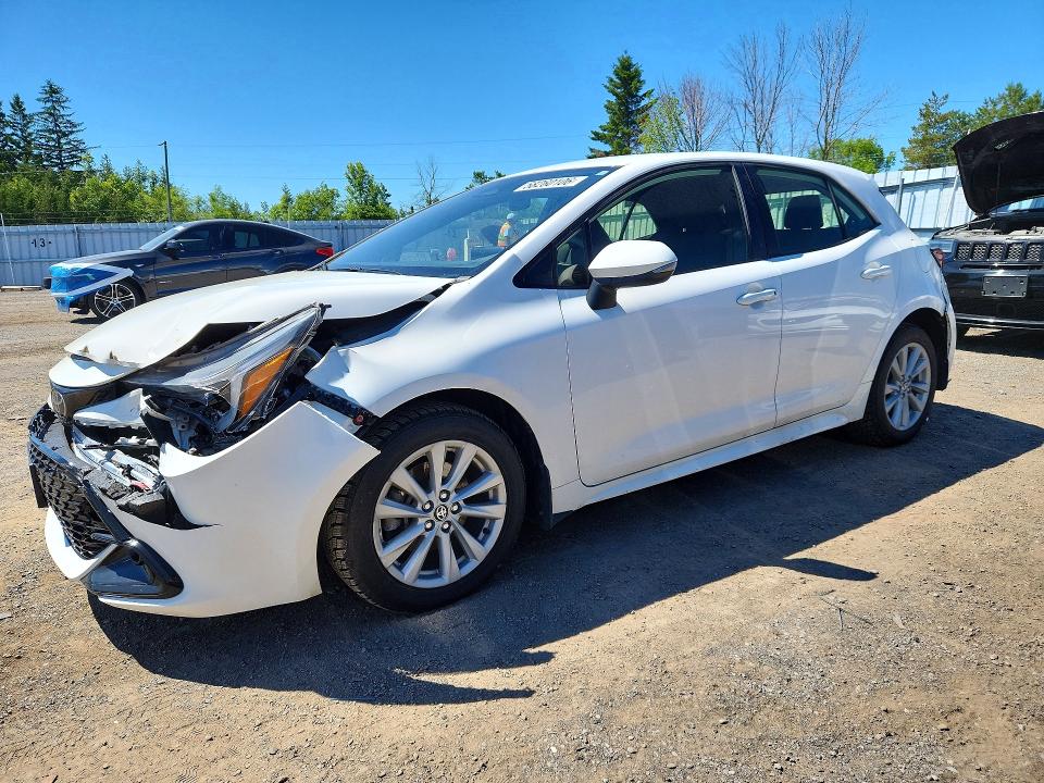 2025 Toyota Corolla VIN JTNK4MBE2S3239124 COPART salvage auction — FRONT END, On - Permit No Brand - Unfit, sold $8,600 on 2026-07-16 (photo 1)