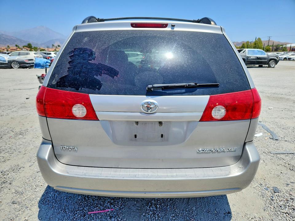 2006 Toyota Sienna VIN 5TDZA22C06S469313 COPART salvage auction — FRONT END, Ca - Salvage Certificate, sold $800 on 2026-07-08 (photo 6)