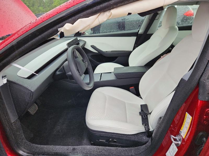 2025 Tesla Model 3 VIN 5YJ3E1EA9SF041012 COPART salvage auction — FRONT END, Ga - Cert Of Title-Salvage, sold $5,500 on 2026-07-23 (photo 7)