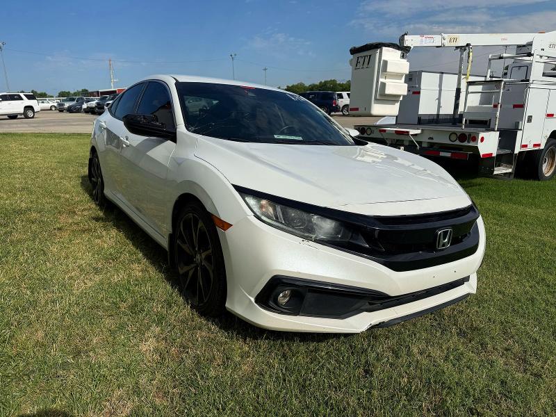 2019 Honda Civic VIN 19XFC2F82KE049933 COPART salvage auction — MINOR DENT/SCRATCHES, Ms - Certificate Of Title (P), sold $4,400 on 2026-07-09 (photo 1)