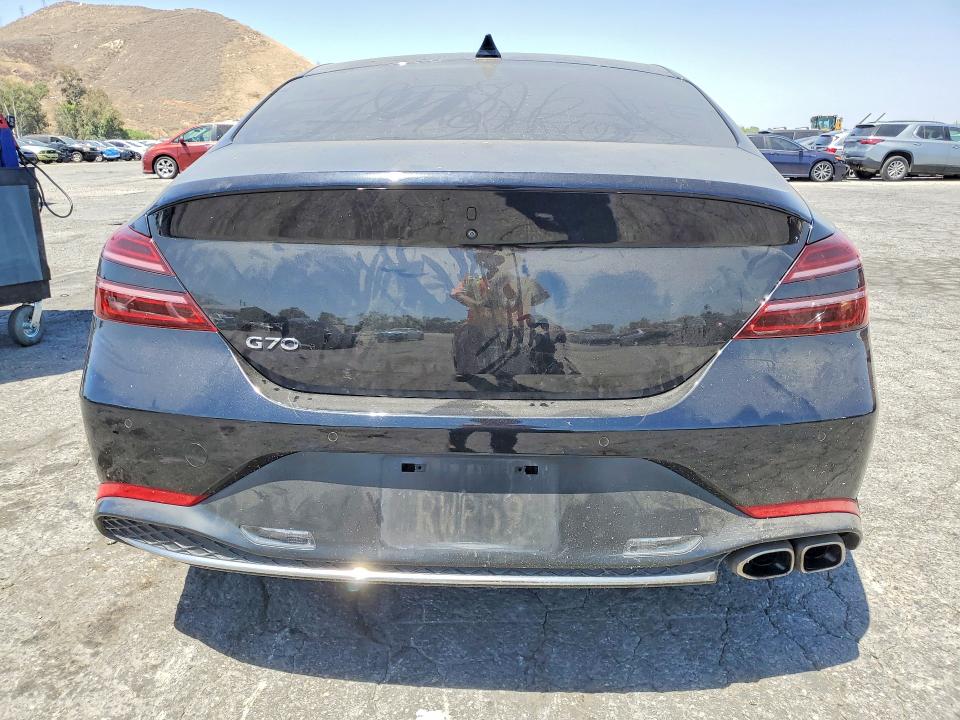 2022 Genesis G70 VIN KMTG34TA7NU092176 COPART salvage auction — FRONT END, Salvage Title, sold $4,300 on 2026-07-16 (photo 6)