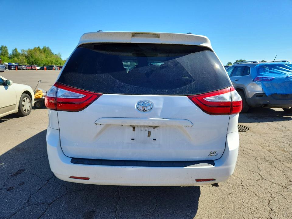 2017 Toyota Sienna VIN 5TDJZ3DC8HS178134 COPART salvage auction — FRONT END, OR - SALVAGE TITLE CERTIFICATE, sold $4,600 on 2026-07-27 (photo 6)