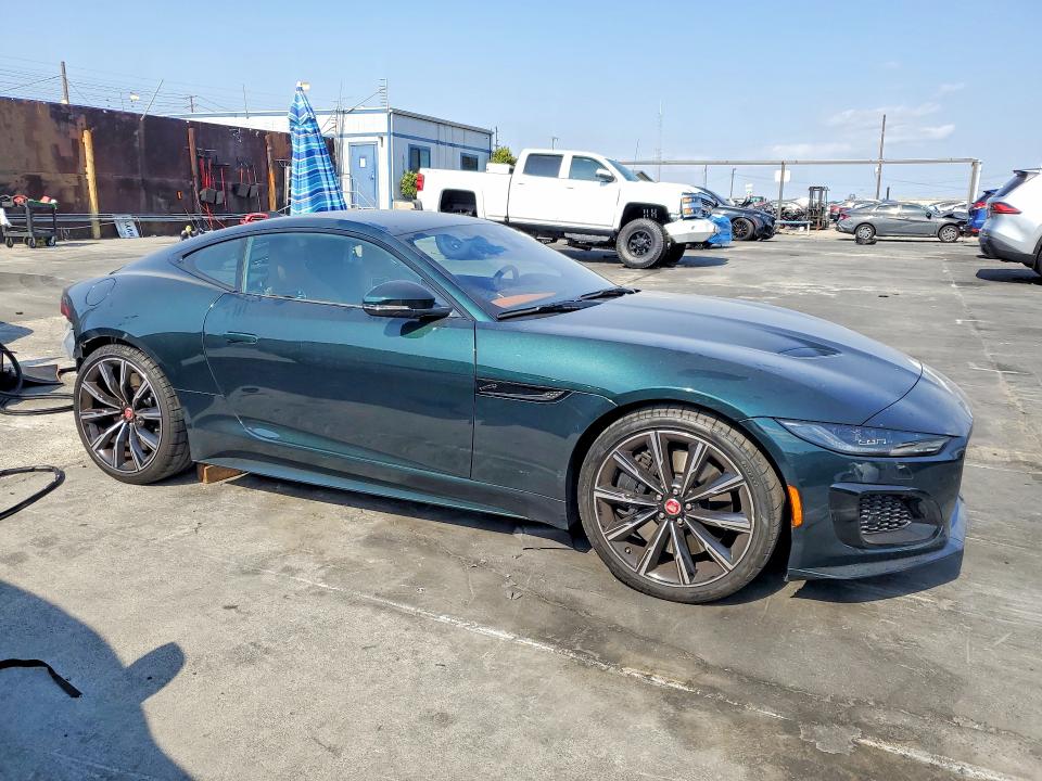 2022 Jaguar F-type VIN SAJD51FE7NCK77666 COPART salvage auction — REAR END, Ca - Salvage Certificate, sold $40,500 on 2026-07-10 (photo 4)