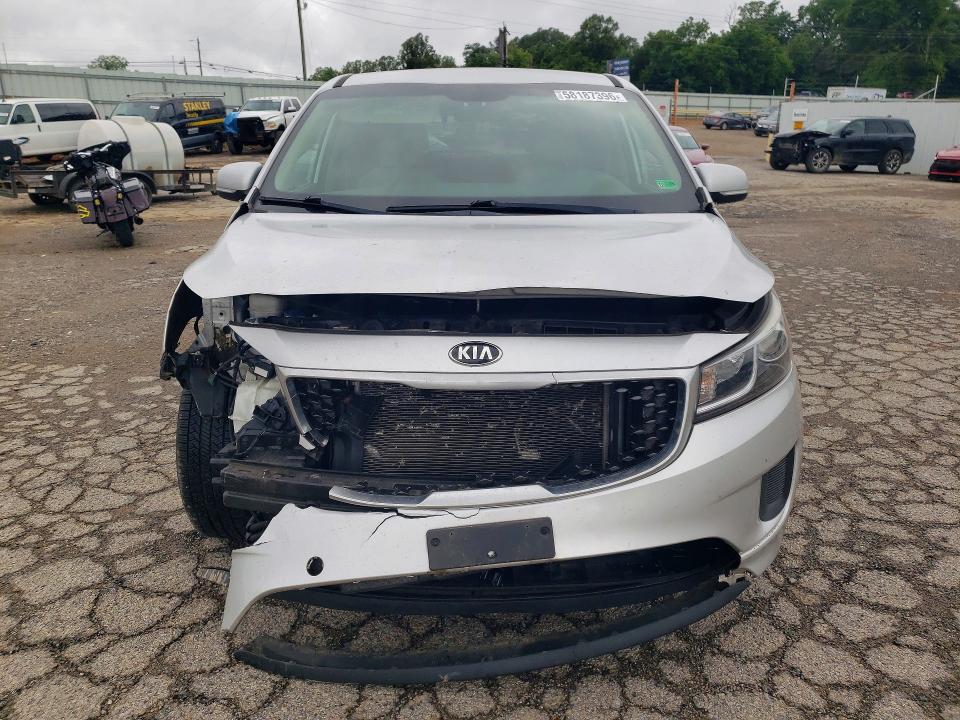 2017 Kia SEDONA VIN KNDMB5C10H6306864 COPART salvage auction — FRONT END, Va - Cert Of Title - Salvage, sold $1,150 on 2026-07-06 (photo 5)