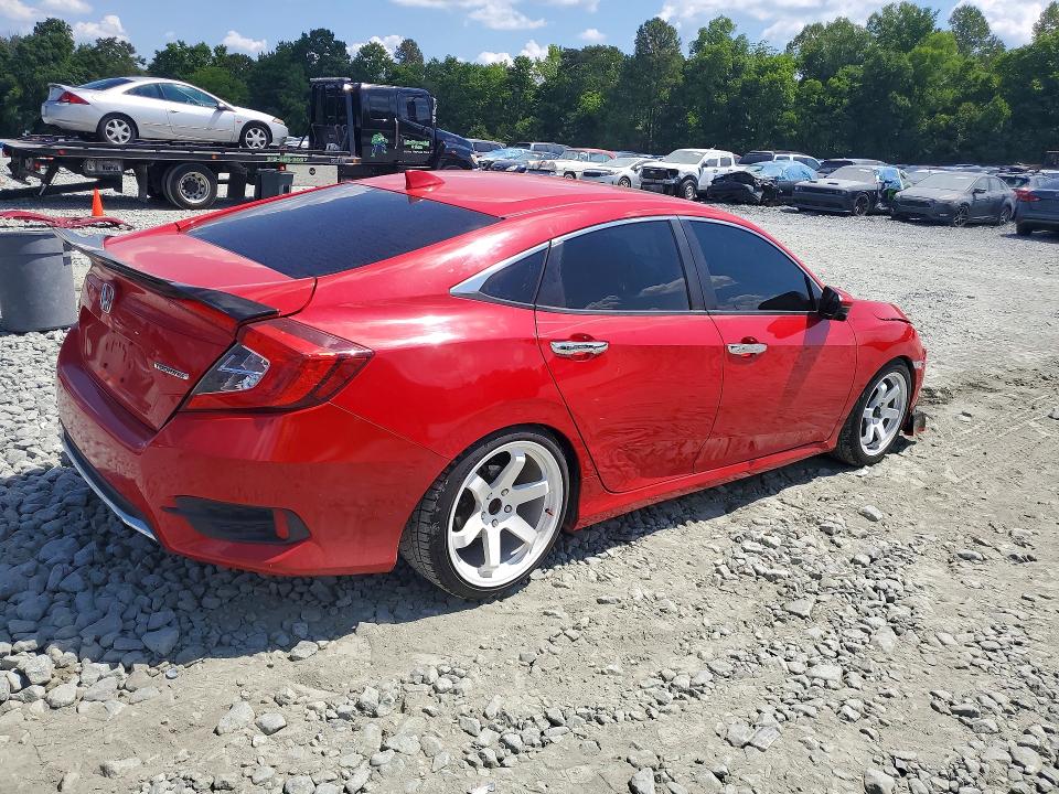 2018 Honda Civic VIN JHMFC1F98JX008013 COPART salvage auction — FRONT END, Nc - Salvage Certificate Of Title, sold $4,350 on 2026-07-22 (photo 3)