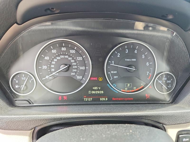 2016 BMW 3er VIN WBA8E9G53GNT46970 COPART salvage auction — FRONT END, Va - Cert Of Title - Salvage, sold $4,150 on 2026-07-15 (photo 9)