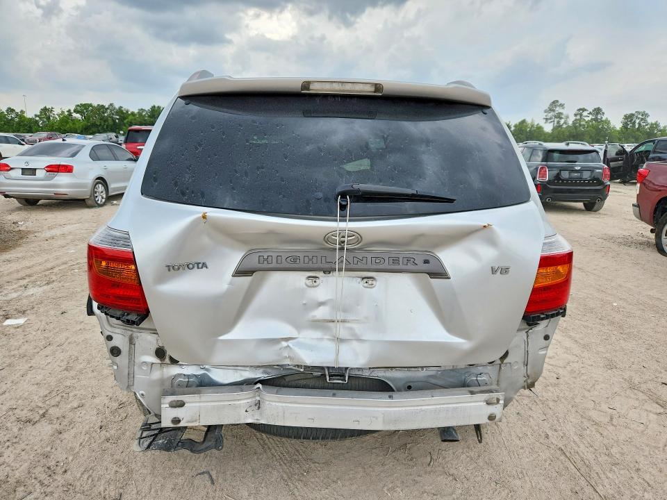 2009 Toyota Highlander VIN JTEDS43A892084458 COPART salvage auction — REAR END, Tx - Salvage Vehicle Title, sold $2,700 on 2026-07-24 (photo 6)