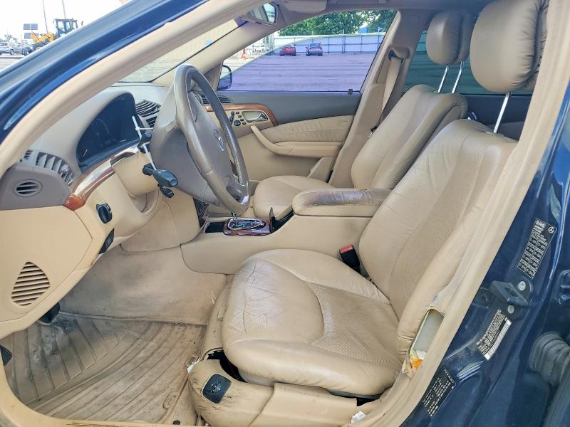 2000 Mercedes-benz S class VIN WDBNG70J1YA086877 COPART salvage auction — MINOR DENT/SCRATCHES, Oh - Certificate Of Title, sold $500 on 2026-07-06 (photo 7)