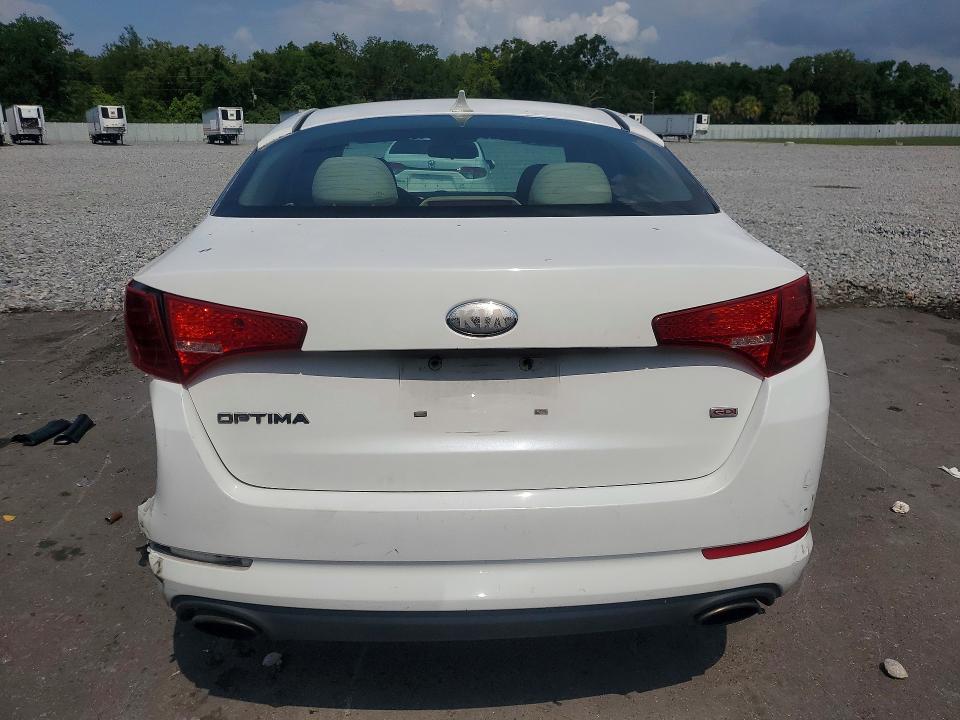 2013 Kia Optima VIN 5XXGM4A79DG195171 COPART salvage auction — REAR END, Fl - Cert Of Title Slvg Rebuildable, sold $675 on 2026-07-13 (photo 6)