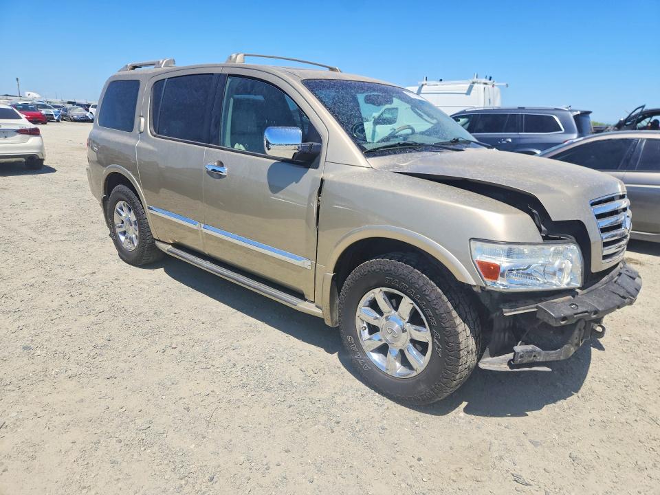 2004 Infiniti Qx56 VIN 5N3AA08C14N812290 COPART salvage auction — FRONT END, Ca - Salvage Certificate, sold $450 on 2026-07-09 (photo 4)