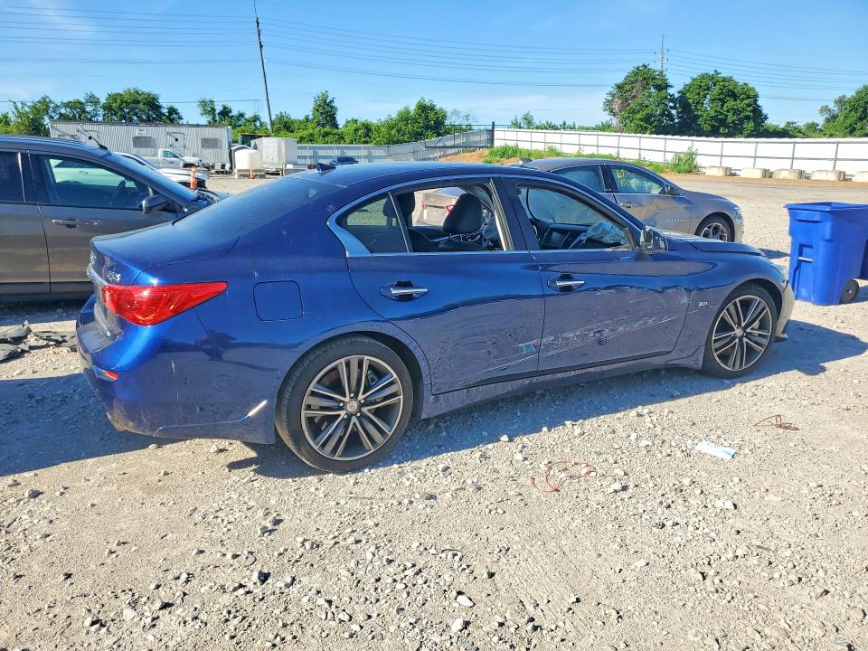 2017 Infiniti Q50 VIN JN1EV7AR3HM839340 COPART salvage auction — SIDE, Mo - Salvage Certificate Of Title, sold $2,900 on 2026-07-31 (photo 3)
