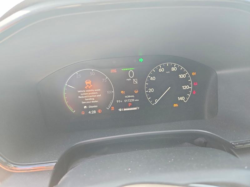 2024 Honda Cr-v VIN 7FARS5H55RE004496 COPART salvage auction — FRONT END, Tx - Salvage Vehicle Title, sold $13,200 on 2026-07-15 (photo 9)