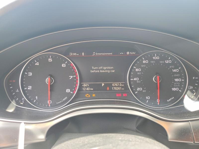 2013 Audi A6 VIN WAUGFAFC5DN032873 COPART salvage auction — MINOR DENT/SCRATCHES, Nc - Dealer Only Clean Title, sold $975 on 2026-07-24 (photo 9)