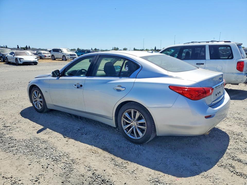 2017 Infiniti Q50 VIN JN1EV7AP9HM741251 COPART salvage auction — VANDALISM, Ca - Salvage Certificate (P), sold $4,050 on 2026-07-21 (photo 2)