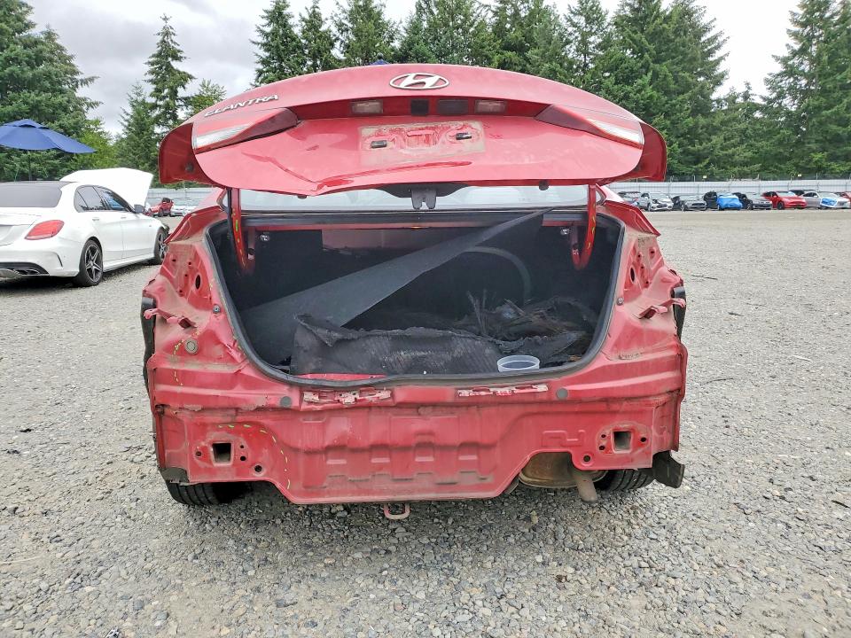 2016 Hyundai Elantra VIN KMHDH4AE6GU489224 COPART salvage auction — REAR END, Wa - Bill Of Sale, sold $925 on 2026-07-31 (photo 6)