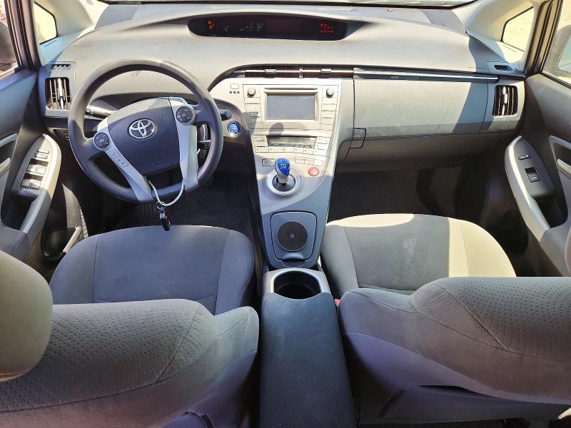 2012 Toyota Prius VIN JTDKN3DU4C5498039 COPART salvage auction — VANDALISM, CA - SALVAGE CERTIFICATE, sold $2,150 on 2026-07-14 (photo 8)
