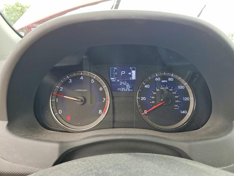 2016 Hyundai Accent VIN KMHCT4AE8GU991081 COPART salvage auction — FRONT END, Nj - Cert Of Title-Salvage, sold $850 on 2026-07-08 (photo 9)