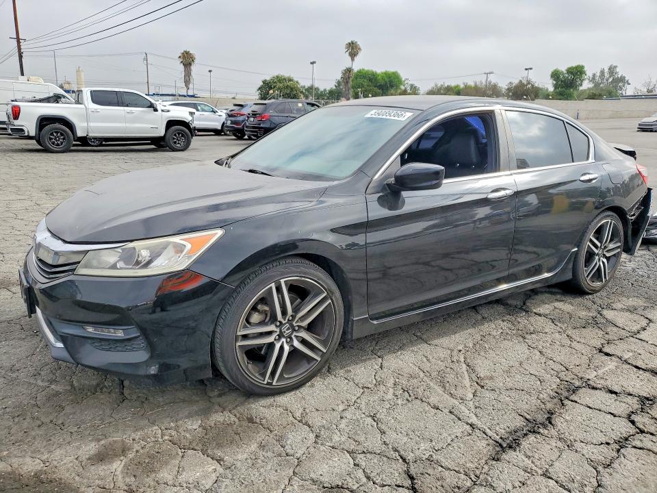2016 Honda VIN 1HGCR2F58GA228352 COPART salvage auction — REAR END, Ca - Salvage Certificate, sold $2,750 on 2026-07-20 (photo 1)