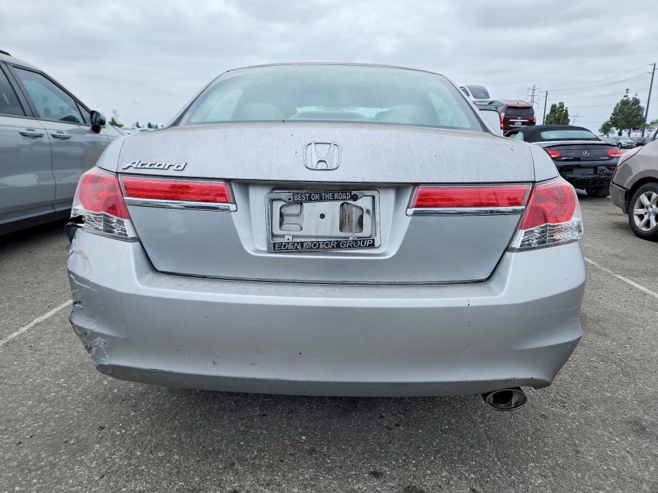 2011 Honda Accord VIN 1HGCP2F40BA005289 COPART salvage auction — REAR END, Ca - Salvage Certificate, sold $2,600 on 2026-07-09 (photo 6)