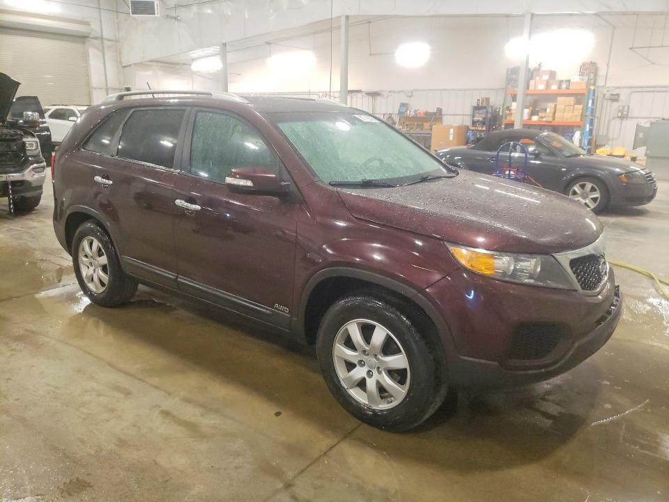 2012 Kia VIN 5XYKTDA26CG259355 COPART salvage auction — FRONT END, Mn - Cert Of Title-Prior Salvage, sold $175 on 2026-07-27 (photo 4)