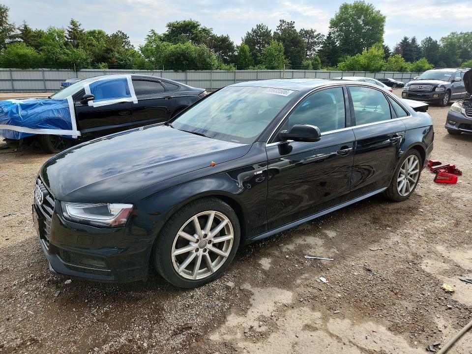 2014 Audi VIN WAUFFAFL6EN045290 COPART salvage auction — REAR END, Il - Salvage Certificate, sold $3,800 on 2026-07-16 (photo 1)