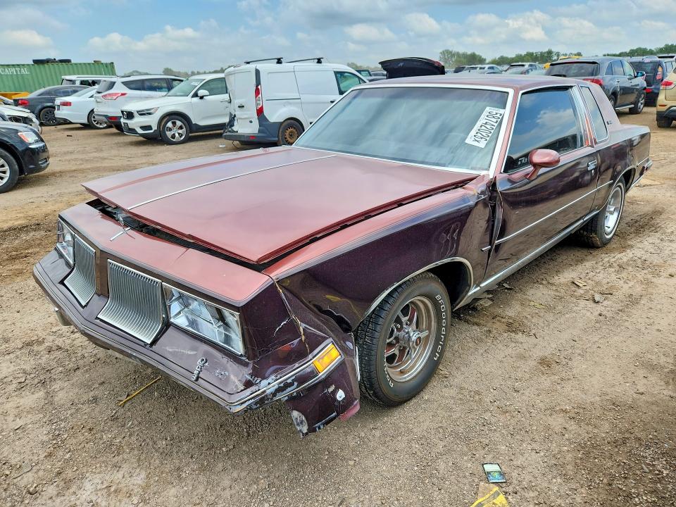 1986 Oldsmobile Cutlass VIN 1G3GR47Y9GP388497 COPART salvage auction — FRONT END, Il - Salvage Certificate, sold $1,700 on 2026-07-21 (photo 1)