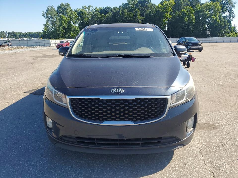 2015 Kia SEDONA VIN KNDMC5C10F6058643 COPART salvage auction — REAR END, Nc - Salvage Certificate Of Title, sold $275 on 2026-07-28 (photo 5)
