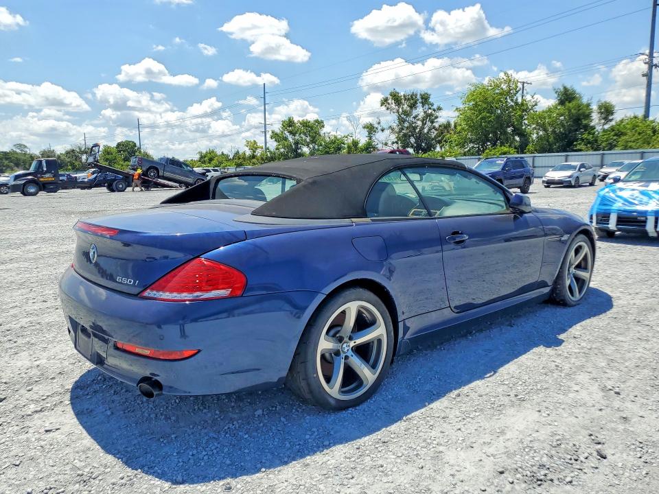 2010 BMW 6 series VIN WBAEB5C56AC225573 COPART salvage auction — SIDE, Fl - Certificate Of Title, sold $2,100 on 2026-07-10 (photo 3)
