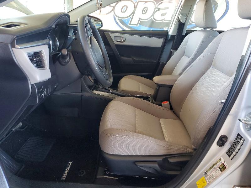 2014 Toyota Corolla VIN 5YFBURHE3EP086290 COPART salvage auction — FRONT END, Ca - Salvage Certificate, sold $1,700 on 2026-07-14 (photo 7)
