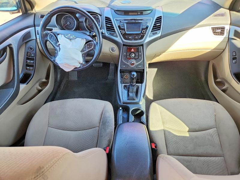2016 Hyundai Elantra VIN KMHDH4AE6GU491328 COPART salvage auction — FRONT END, Salvage Title, sold $1,100 on 2026-07-13 (photo 8)