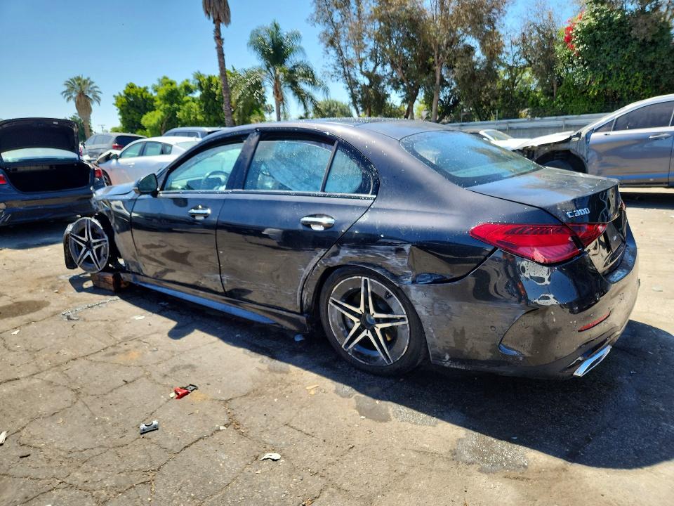 2023 Mercedes-benz C class VIN W1KAF4GB7PR093256 COPART salvage auction — UNDERCARRIAGE, CA - CERTIFICATE OF TITLE, sold $1,400 on 2026-07-28 (photo 2)
