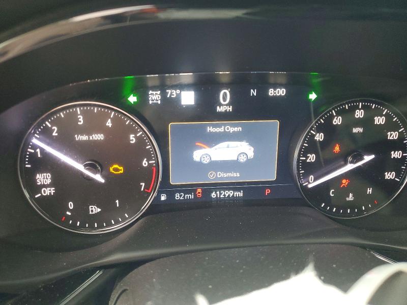 2021 Buick Envision VIN LRBFZSR41MD120419 COPART salvage auction — FRONT END, In - Cert Of Title-Salvage Title, sold $80 on 2026-07-31 (photo 9)