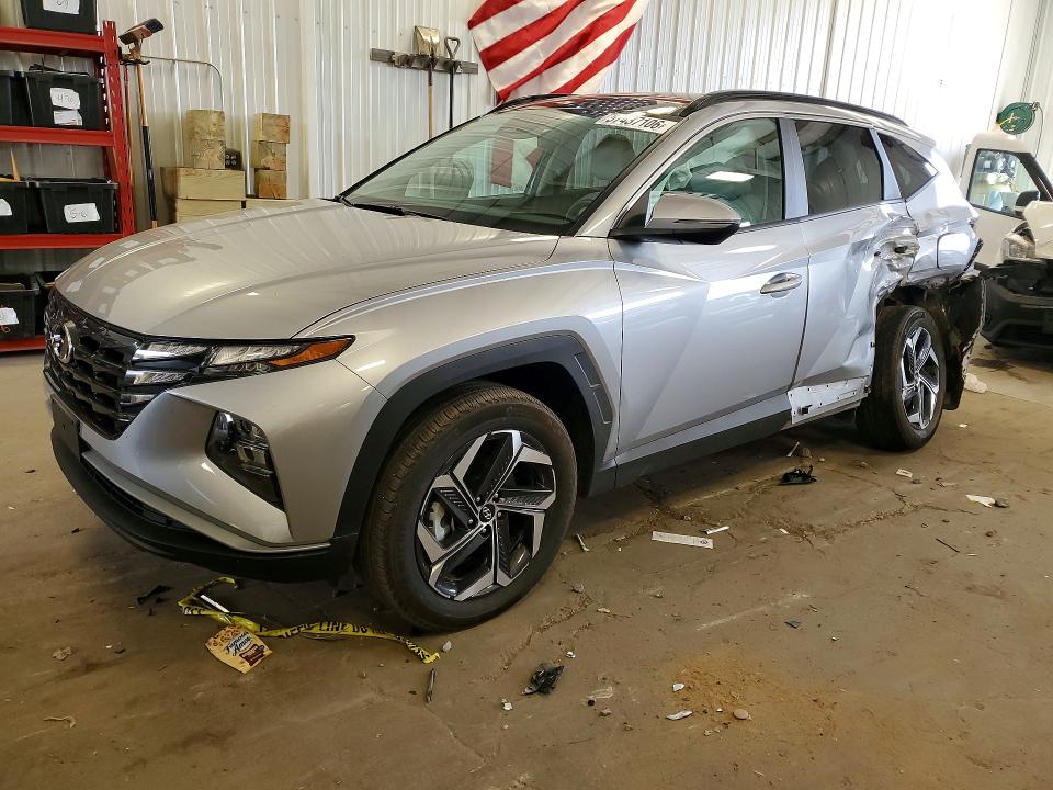 2024 Hyundai Tucson VIN KM8JCCD15RU163552 COPART salvage auction — REAR END, Mn - Cert Of Title-Salvage, sold $10,300 on 2026-07-02 (photo 1)