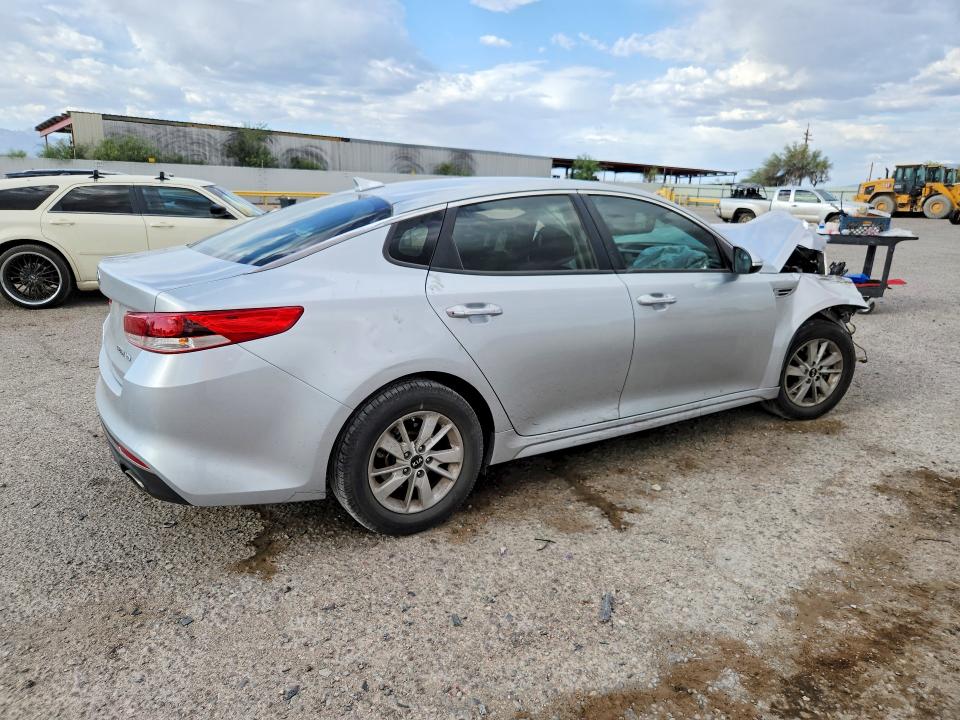2018 Kia Optima VIN 5XXGT4L31JG180298 COPART salvage auction — FRONT END, Az - Cert Of Title - Salvage, sold $500 on 2026-07-06 (photo 3)